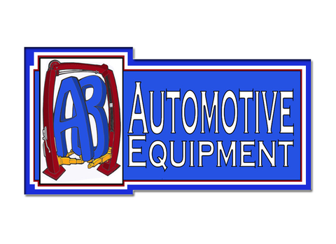 AB Automotive Equipment logo with the AB lift emblem